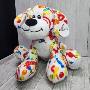 Fiesta Carnival Cruise Line Cherry on Top Candy Plush Puppy Dog Stuffed Animal